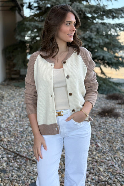 Danica Color Blocked Raglan Cardigan - RUST & Co.