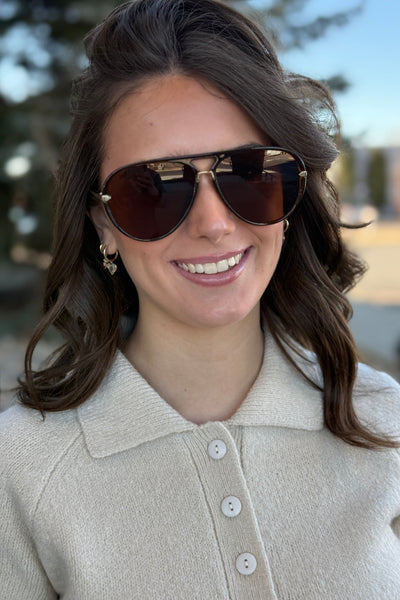 Phoenix Sunglasses, Brown - RUST & Co.
