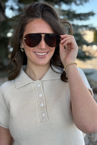 Phoenix Sunglasses, Brown - RUST & Co.