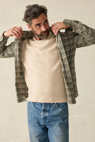 .Faherty Jackson Sweater, Sand