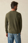 .Faherty Jackson Sweater, Olive