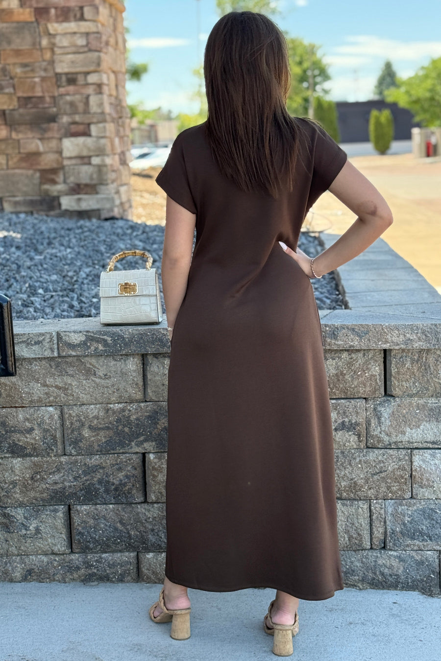 eden maxi dress EDEN MIDI DRESS BURGUNDY M
