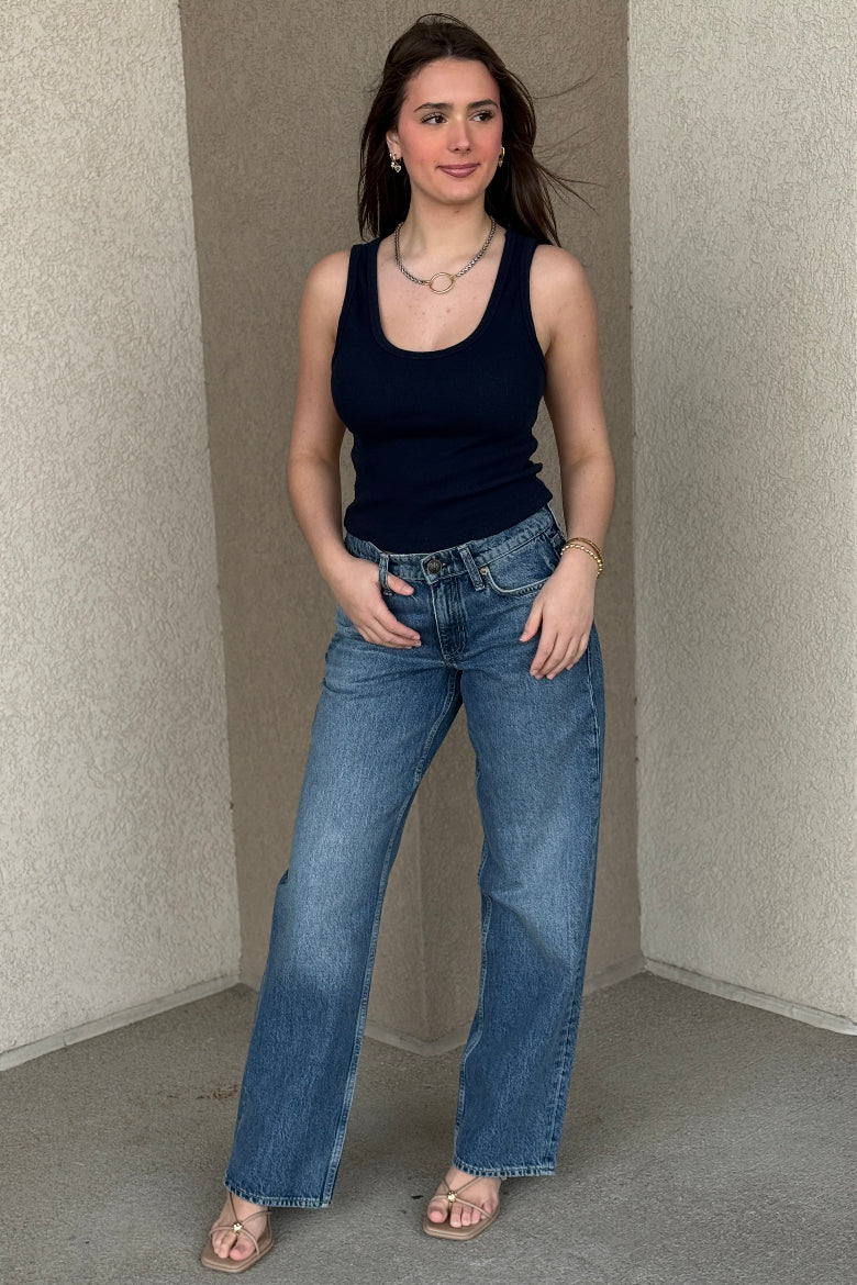 Rag & Bone Saige Relaxed Straight Jeans