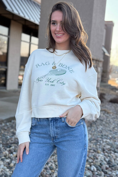 Rag & Bone Raquet Graphic Sweatshirt