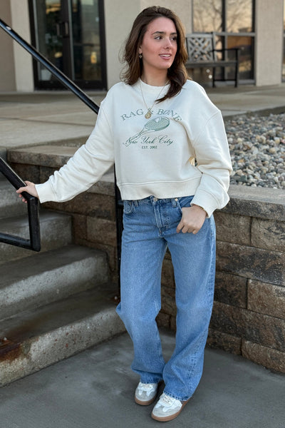 Rag & Bone Raquet Graphic Sweatshirt