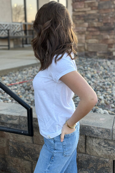 Rag & Bone Slub Tee, White