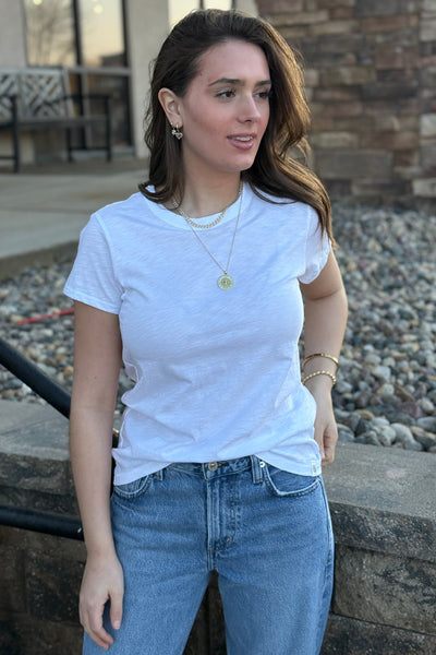 Rag & Bone Slub Tee, White