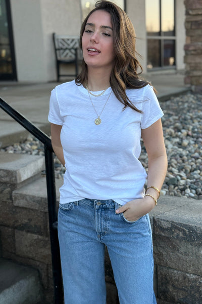 Rag & Bone Slub Tee, White