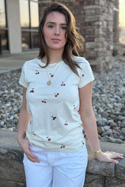 Rag & Bone Cherry Graphic Tee