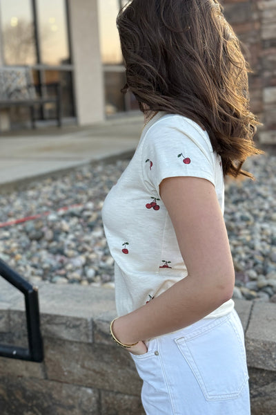Rag & Bone Cherry Graphic Tee