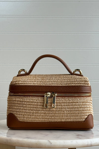 .Abby Train Case Hand Bag