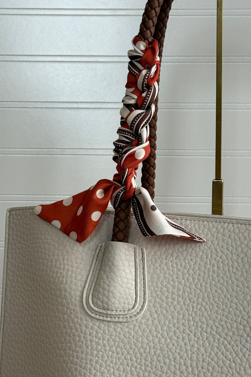 .Handbag Scarf, Paris Dot