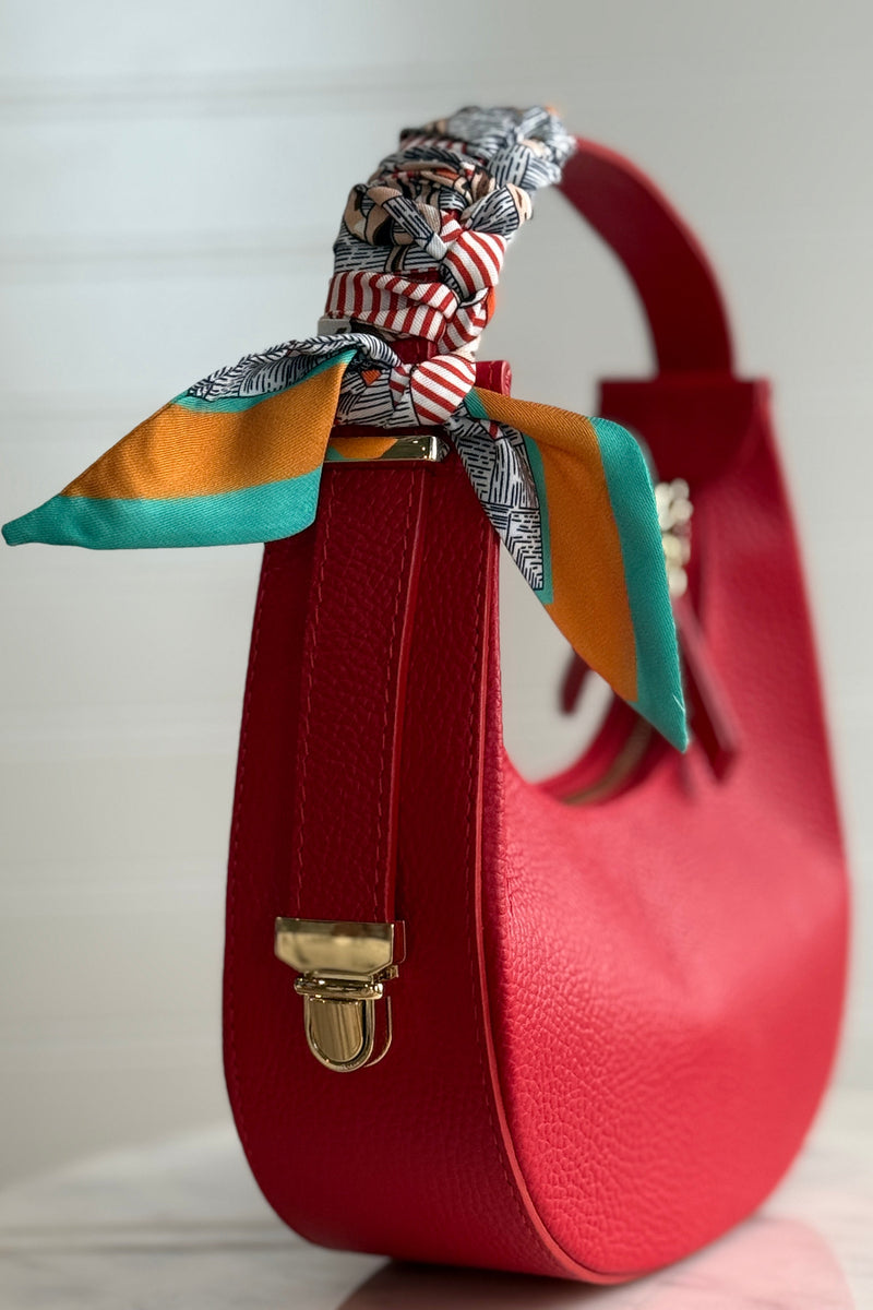 .Handbag Scarf, Graphic Equestrian Print