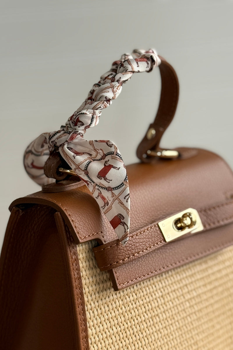 .Handbag Scarf, Stallion Print