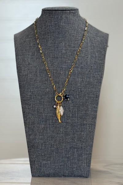 .Dream Catch Charm Necklace