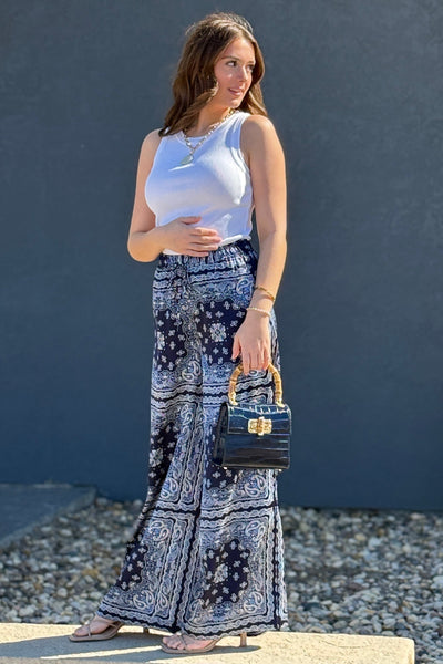 Sierra Bandana Print Pants