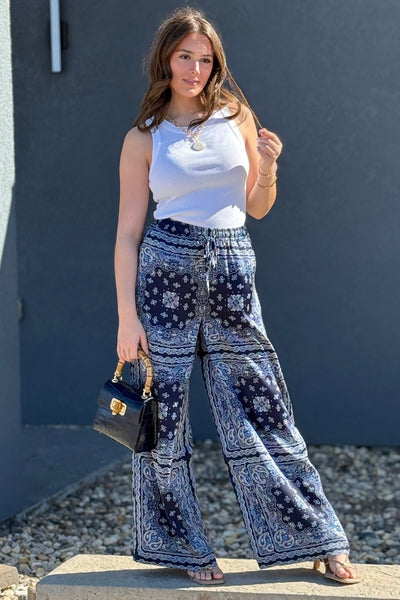 Sierra Bandana Print Pants