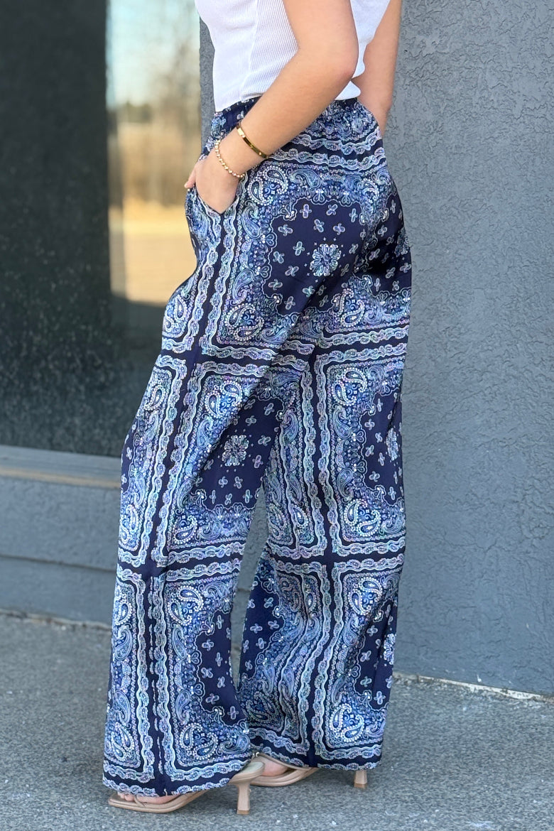 Sierra Bandana Print Pants
