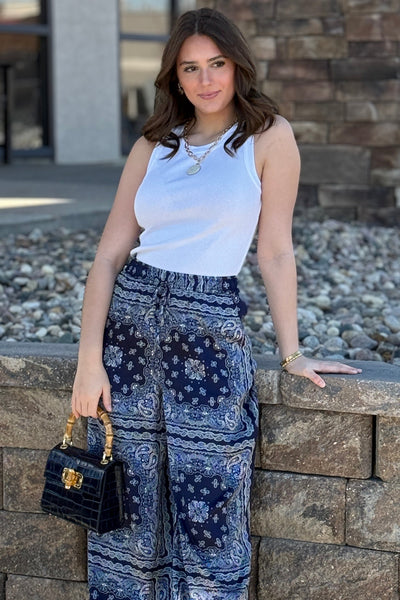Sierra Bandana Print Pants