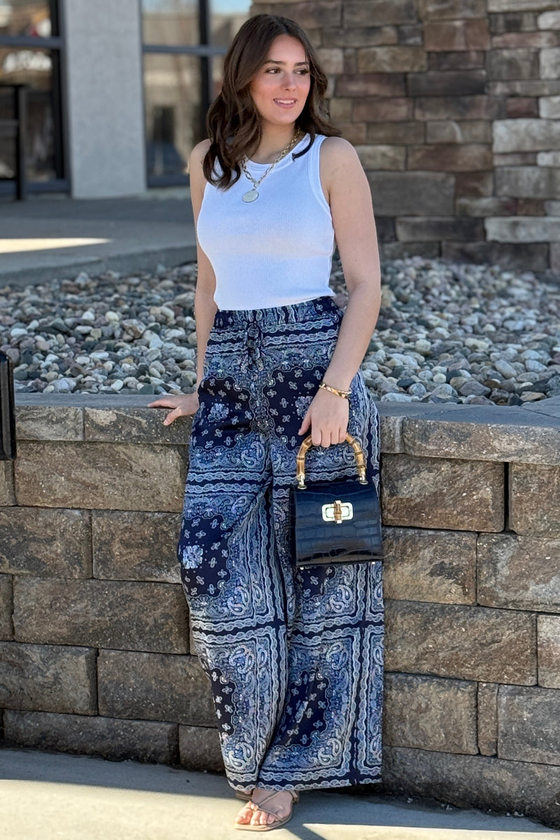 Sierra Bandana Print Pants