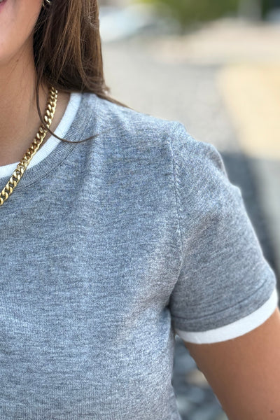 Jackie Layered Sweater Tee