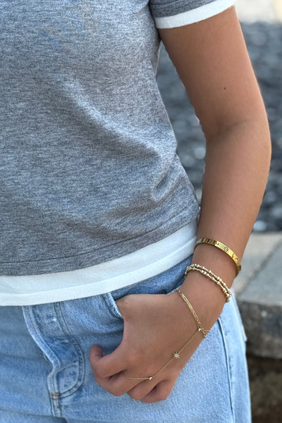 Jackie Layered Sweater Tee