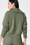 .Spanx Air Essentials Half Zip Pullover, Clover