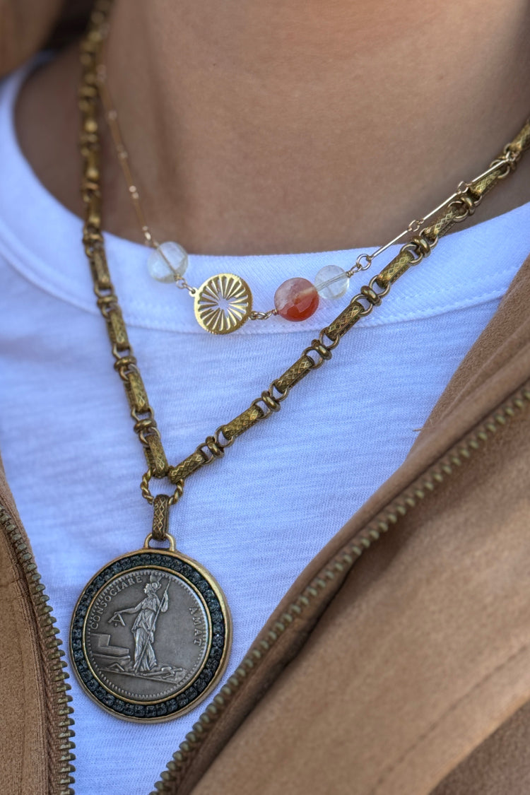 Athena Coin  Necklace