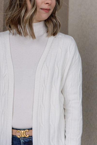 Stella Cable Knit Cardigan