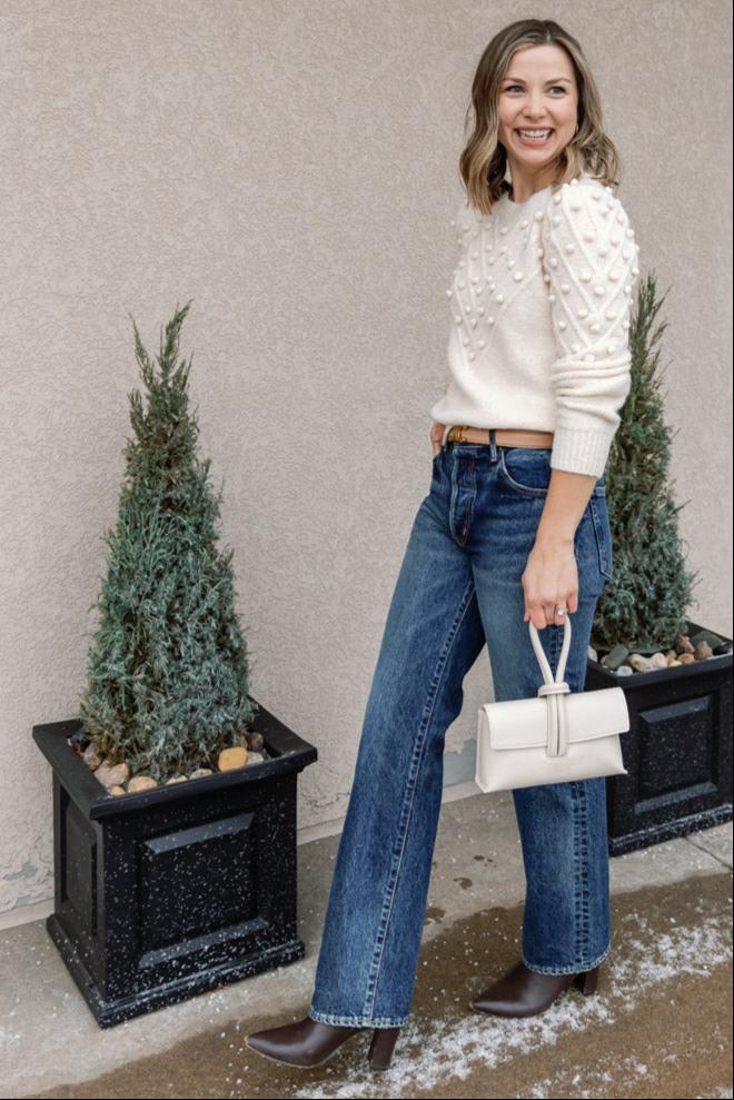 Marcy Pom Pom Sweater