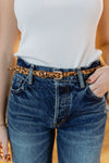 Leopard Print Belt