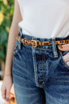 Leopard Print Belt