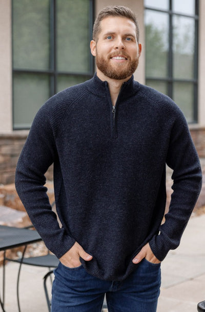 Rails Stark 1/4 Zip Sweater, Cast Iron