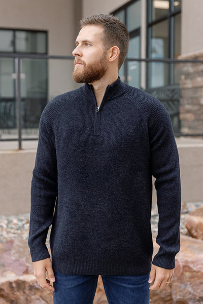 Rails Stark 1/4 Zip Sweater, Cast Iron