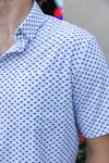 Mizzen & Main Short Sleeve Leeward Shirt, Double Dash