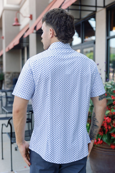 Mizzen & Main Short Sleeve Leeward Shirt, Double Dash