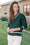 Jessica Varsity Sweater, Hunter