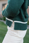 Jessica Varsity Sweater, Hunter