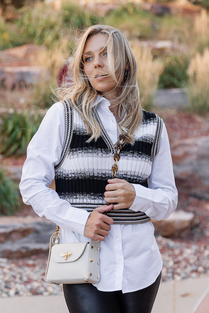 Resin Crossbody Chain Strap, Tortoise - RUST & Co.