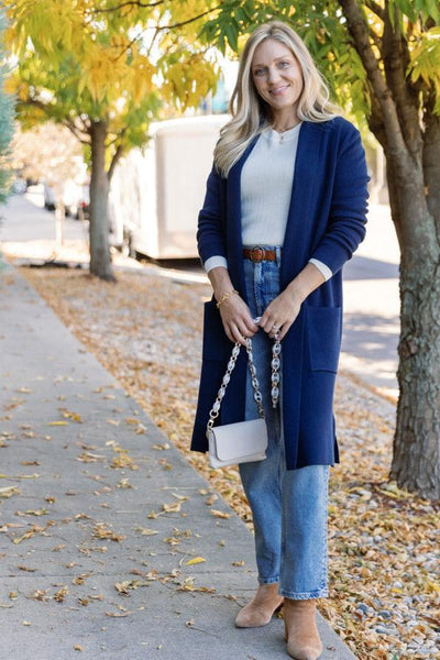 Paige Cardigan, Navy