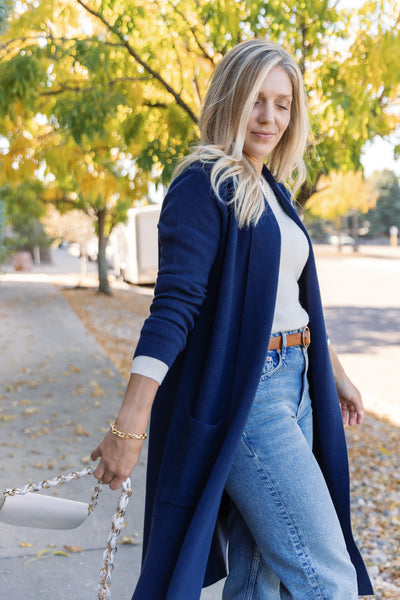 Paige Cardigan, Navy