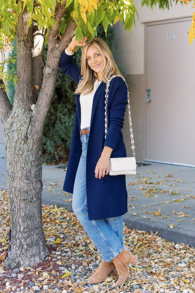 Paige Cardigan, Navy