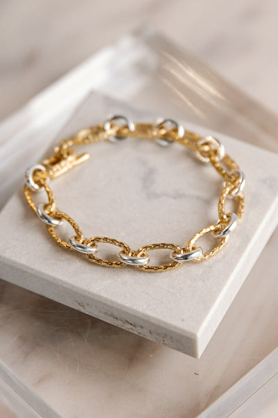 Gold/Silver Link Bracelet