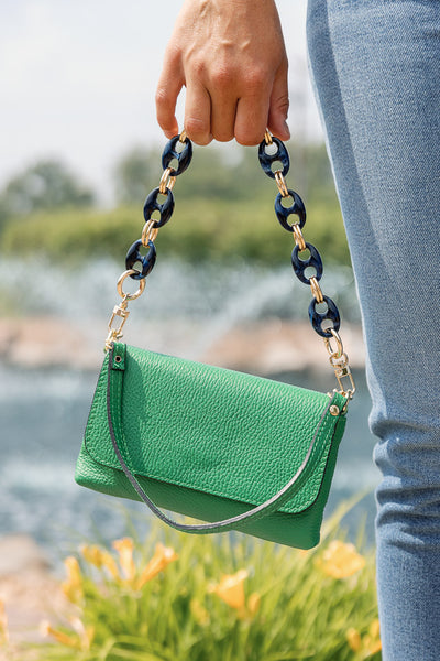 Cece Leather Crossbody/Clutch