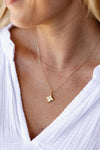 Designer Mother of Pearl Charm Necklace