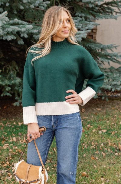 Sienna Mock Neck Sweater