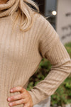 Arie Ribbed Turtleneck Sweater