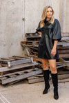 Sydney Faux Leather Dress