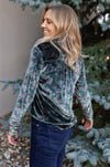 Faherty Genevieve Stretch Velvet Top