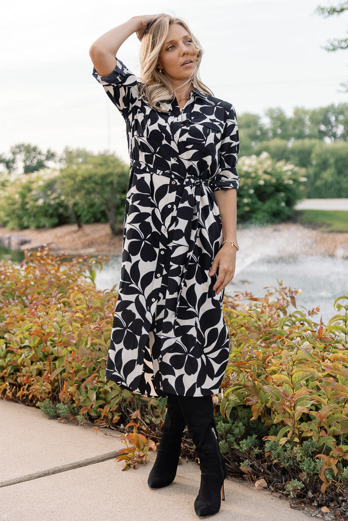 Ava Maxi Shirt Dress
